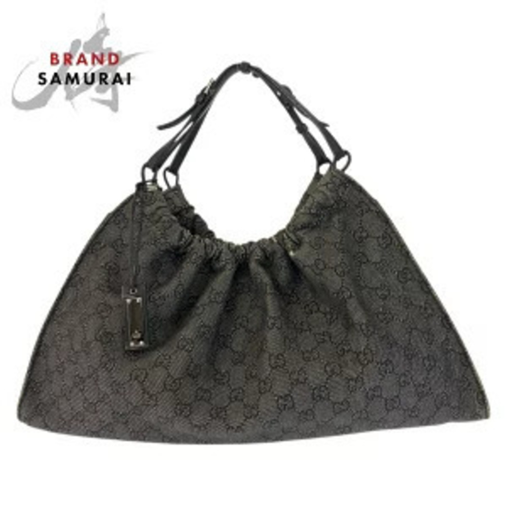 Gucci black GG canvas Handbag